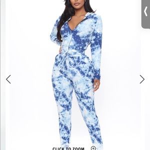 Totally tie dye lounge set